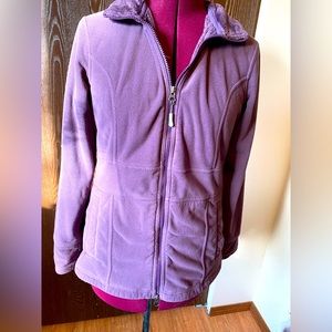 Eddie Bauer women’s purple fleece jacket M